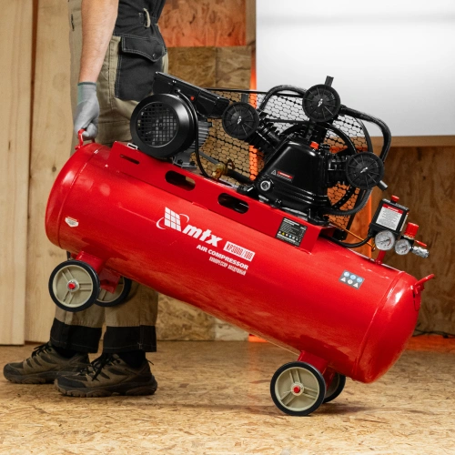 Компрессор воздушный ременный привод КР3000/100  3,0 кВт, 100 литров, 510 л/мин МТХ по ценам производителя в Москве с доставкой по всей России