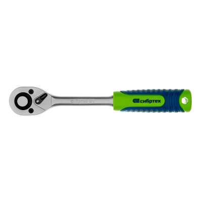 Ключ-трещотка 1/2", 45 зубьев, с быстрым сбросом, матовый хром Сибртех по ценам производителя в Москве с доставкой по всей России