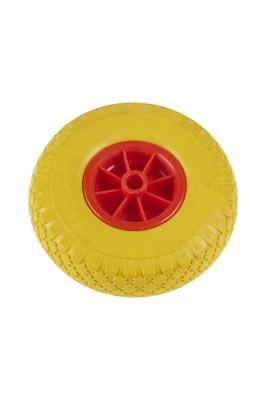 Колесо литое полиуретановое 260 мм PU 1805-2 с пластиковым ободом (без подшипника) по ценам производителя в Москве с доставкой по всей России