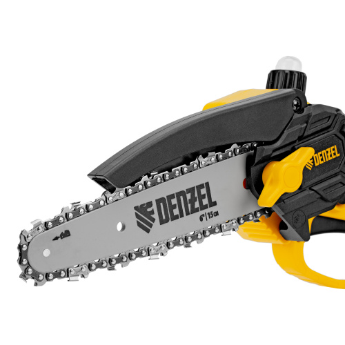 Цепная мини-пила аккумуляторная бесщет., CCS-150, шина 150 мм, Li-Ion, 20 В Denzel по ценам производителя в Москве с доставкой по всей России
