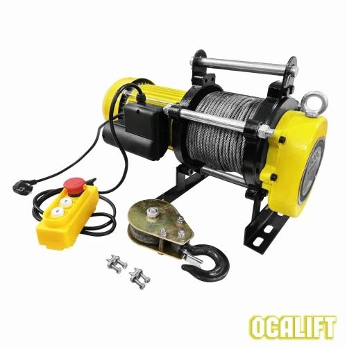 Лебедка электрическая LITELIFT KCD-500 250/500 кг 50м 220в по ценам производителя в Москве с доставкой по всей России