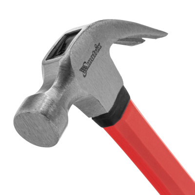 Молоток-гвоздодер, 450 г, боек 27 мм, фибергласовая обрезиненная рукоятка Matrix по ценам производителя в Москве с доставкой по всей России