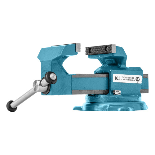 Тиски слесарные, 80 мм, поворотные (Глазов) по ценам производителя в Москве с доставкой по всей России