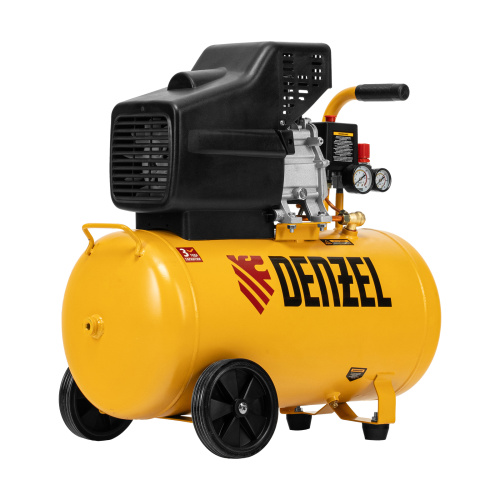 Компрессор воздушный, прямой привод DC1500/50, 1.5 кВт, 50 литров, 220 л/мин Denzel по ценам производителя в Москве с доставкой по всей России