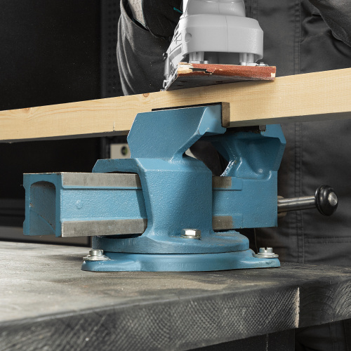 Тиски слесарные, 100 мм, поворотные (Глазов) по ценам производителя в Москве с доставкой по всей России