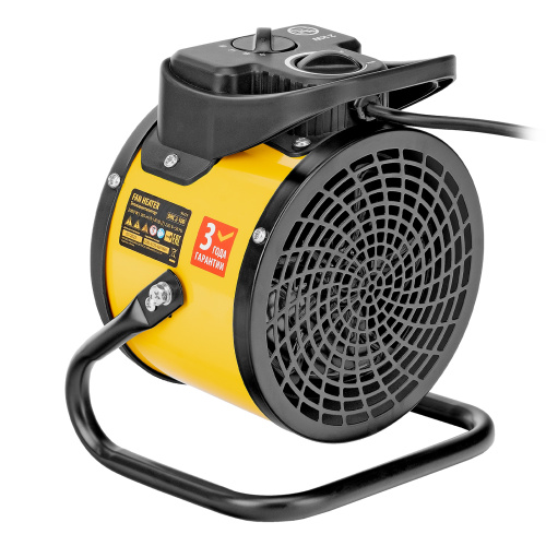 Тепловая пушка, керамический нагреватель (тепловентилятор) DHC 2-100, 230 В, 0.025/1/2 кВт Denzel по ценам производителя в Москве с доставкой по всей России