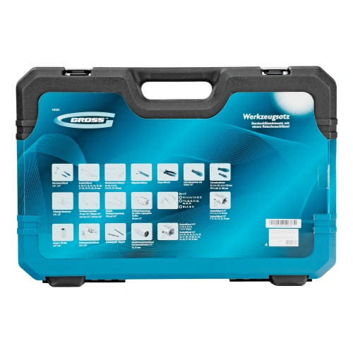 Набор инструментов, 1/4", 1/2", CrV, 120 зубьев, 101 предмет Gross по ценам производителя в Москве с доставкой по всей России