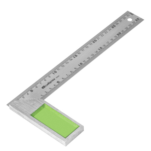 Угольник, 300 мм, металлический Сибртех по ценам производителя в Москве с доставкой по всей России