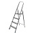 Стремянка, 4 ступени, алюминиевая, Сибртех по ценам производителя в Москве с доставкой по всей России