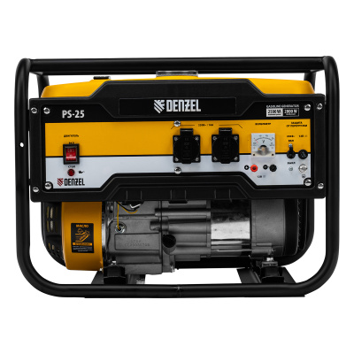 Генератор бензиновый PS 25, 2.5 кВт, 230 В, 15 л, ручной стартер Denzel купить в Москве с доставкой по всей России | ProtosMarket.ru