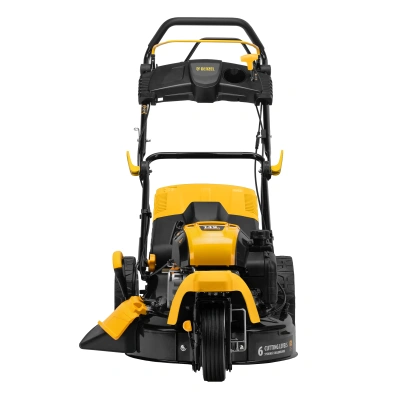 Бензиновая газонокосилка GLT-460SP-T, Trike 149 см3, 46 см, привод, панель, 60л Denzel купить в Москве с доставкой по всей России | ProtosMarket.ru