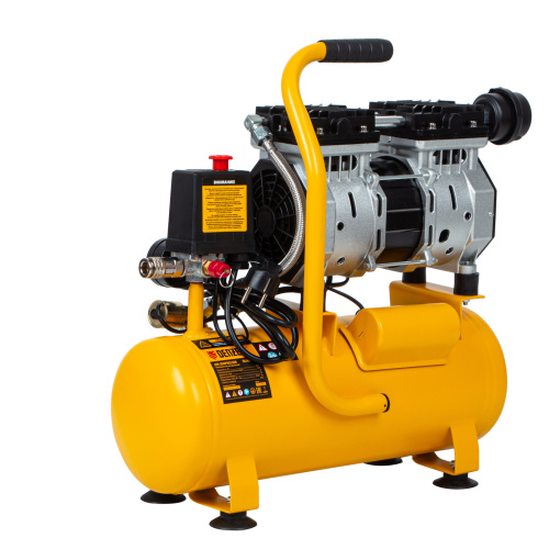 Компрессор DLS650/10 безмаслянный малошумный 650 Вт, 120 л/мин, ресивер 10 л Denzel по ценам производителя в Москве с доставкой по всей России