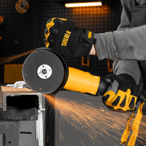 Машина шлифовальная угловая AG125-1100A, 1100 Вт, 125 мм, 3000-11000 об/мин Denzel по ценам производителя в Москве с доставкой по всей России