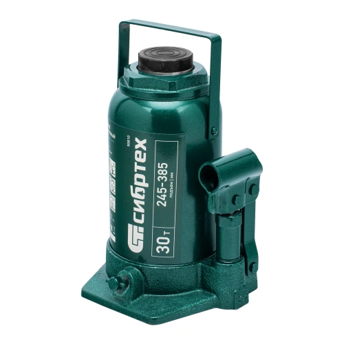 Домкрат гидравлический бутылочный, 30 т, 245-385 мм Сибртех по ценам производителя в Москве с доставкой по всей России