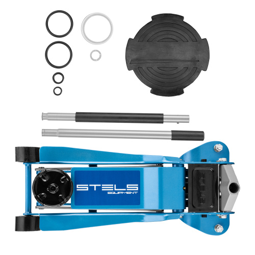 Домкрат гидравлический подкатной, быстрый подъем, 3.5т, Low Profile Quick, 100-565 мм, профессиональный Stels по ценам производителя в Москве с доставкой по всей России