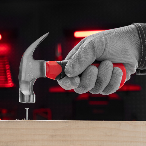 Молоток-гвоздодер мини, боек с магнитом, фибергласовая двухкомпонентная рукоятка, 250 г Matrix по ценам производителя в Москве с доставкой по всей России