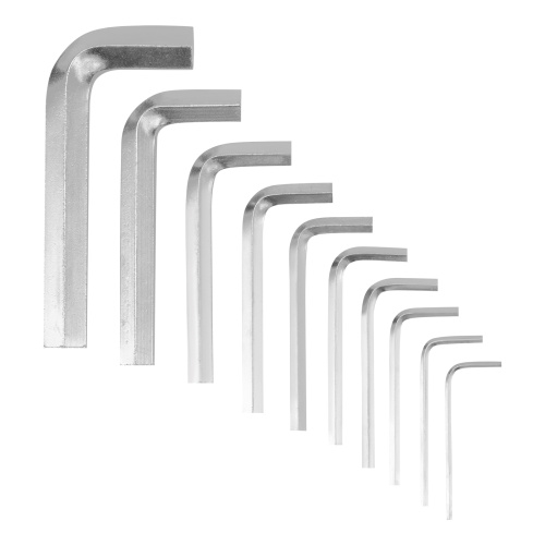 Набор ключей имбусовых HEX, 1.5-10 мм, CrV, 10 шт, никелированный, на кольце Sparta по ценам производителя в Москве с доставкой по всей России