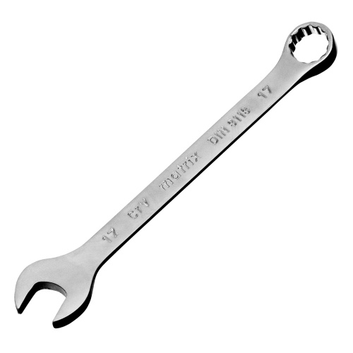 Ключ комбинированный, 17 мм, CrV, матовый хром Matrix по ценам производителя в Москве с доставкой по всей России
