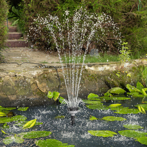 Насос фонтанный FNP90-39, 92 Вт, подъем 3,9 м, 3200 л/ч, колокольчик/каскад/гейзер Denzel по ценам производителя в Москве с доставкой по всей России