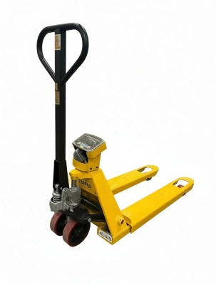 Тележка гидравлическая с весами поворотный дисплей 2000 кг 1150 мм полиуретановые колеса TOR AC-CW по ценам производителя в Москве с доставкой по всей России