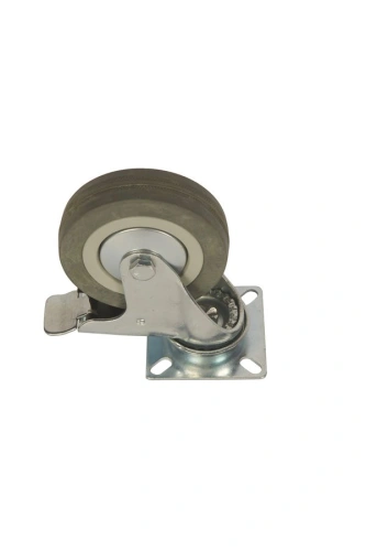 Колесо аппаратное поворотное SCgb 42 100 мм с тормозом (F) по ценам производителя в Москве с доставкой по всей России