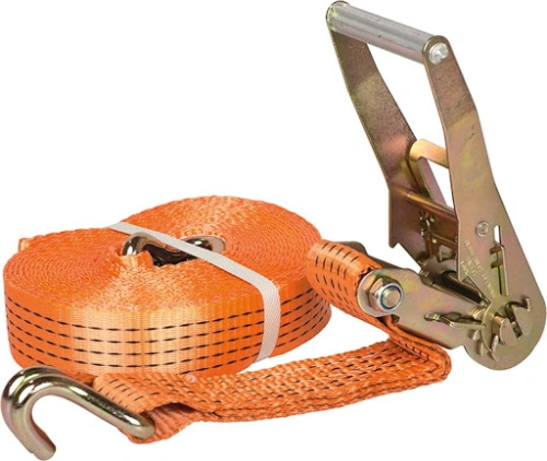 Ремень стяжной TOR 2,5/5,0 т 5,0 м 50 мм (механизм с алюминиевой ручкой) по ценам производителя в Москве с доставкой по всей России