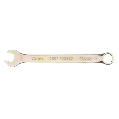Ключ комбинированный, 11 мм, желтый цинк Сибртех по ценам производителя в Москве с доставкой по всей России