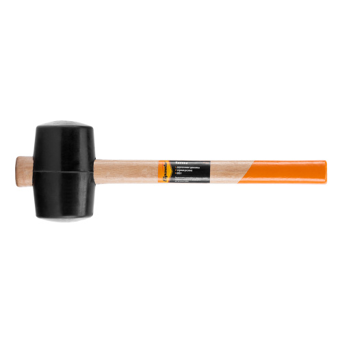 Киянка резиновая, 680 г, черная резина, деревянная рукоятка Sparta по ценам производителя в Москве с доставкой по всей России