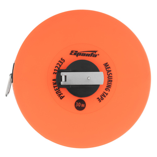 Рулетка геодезическая, 30 м х 12,5 мм, лента ПВХ, закрытый круглый корпус Sparta по ценам производителя в Москве с доставкой по всей России