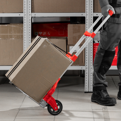 Тележка хозяйственная, складная, 2 колесная, грузоподъемность 70 кг Matrix по ценам производителя в Москве с доставкой по всей России