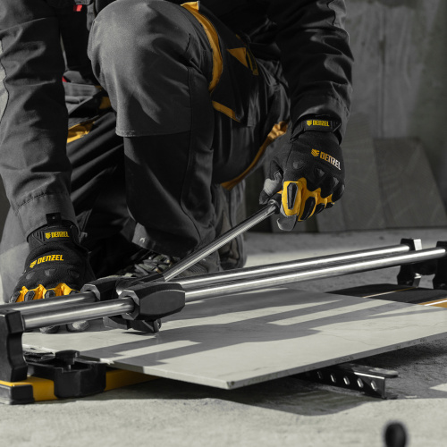 Плиткорез 800х14мм, цельнометал. напр., каретка на подш., стальная станина, рукоятка-пенал Denzel по ценам производителя в Москве с доставкой по всей России