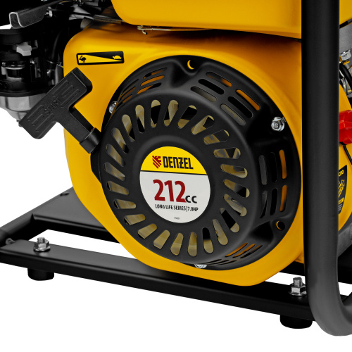 Мотопомпа бензиновая для чистой воды PX-50, 7 л.с, 2", 600 л/мин, глубина 8 м, напор 30 м Denzel по ценам производителя в Москве с доставкой по всей России