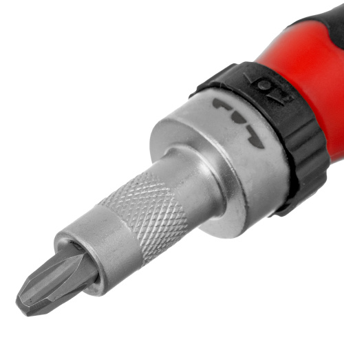 Отвертка реверсивная с набором бит и насадок торцевых, CrV, 1/4, 16 шт Matrix по ценам производителя в Москве с доставкой по всей России