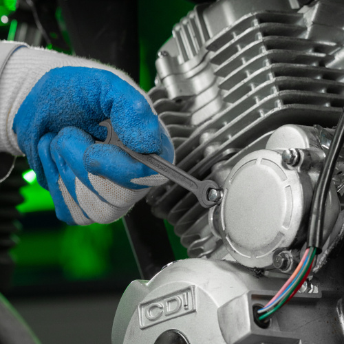 Набор ключей рожковых, 6 - 32 мм, 10 шт., CrV, фосфатированные Сибртех по ценам производителя в Москве с доставкой по всей России