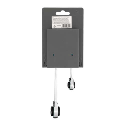 Набор ключей накидных с трещоткой, 8-19 мм, 2 шт, многоразмерные, реверсивные, CrV Gross по ценам производителя в Москве с доставкой по всей России