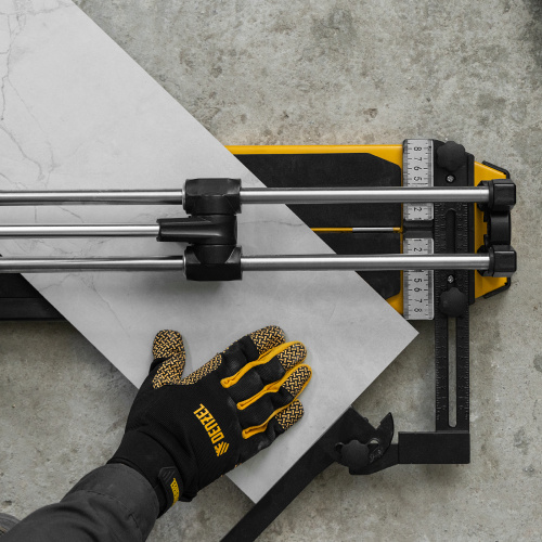 Плиткорез 600х14мм, цельнометал. напр., каретка на подш., стальная станина, рукоятка-пенал Denzel по ценам производителя в Москве с доставкой по всей России