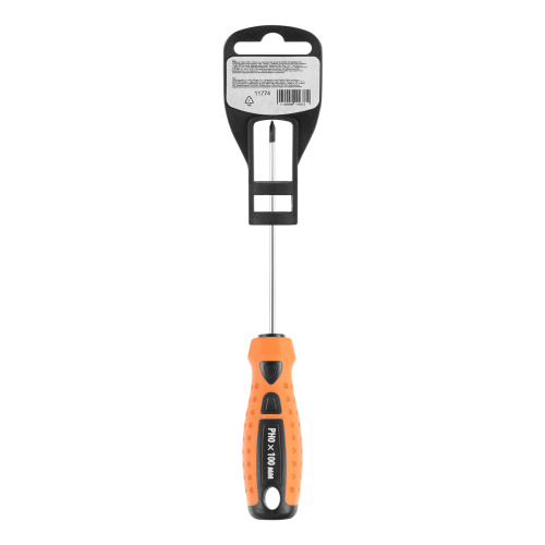 Отвертка "Point", PH0 х 100 мм, CS, двухкомпонентная рукоятка Sparta по ценам производителя в Москве с доставкой по всей России