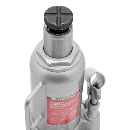 Домкрат гидравлический бутылочный, 12 т, h подъема 230-465 мм Matrix по ценам производителя в Москве с доставкой по всей России