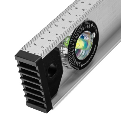 Уровень алюминиевый "Рельс", 2000 мм, 3 глазка (1 поворотный) Matrix по ценам производителя в Москве с доставкой по всей России