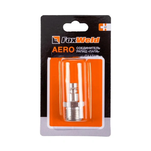 Соединитель Rapid M "Папа" - внешняя резьба 1/2" AERO по ценам производителя в Москве с доставкой по всей России