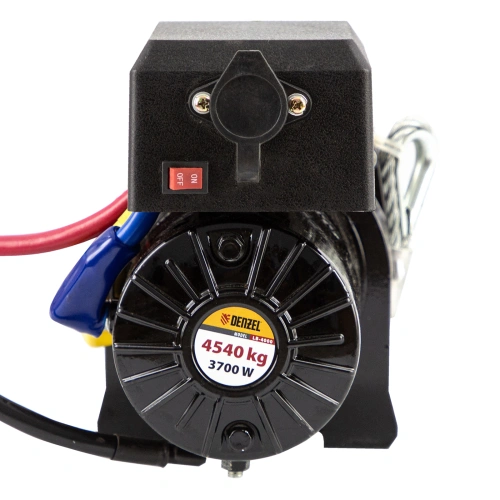 Лебедка автомобильная электрическая LB-4000, 4.5 т, 3.7 кВт, 12 В Denzel по ценам производителя в Москве с доставкой по всей России