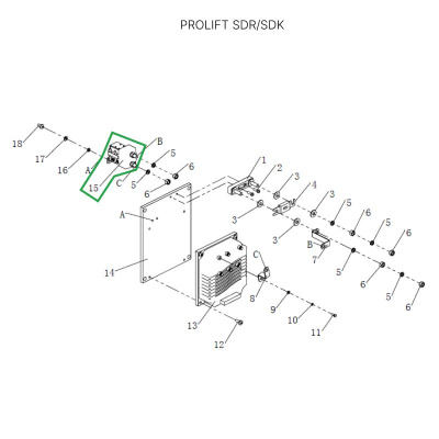 Контактор питания контроллера для штабелеров SDR/SDK 1,5-1,6 т, для тележек SK20 по ценам производителя в Москве с доставкой по всей России
