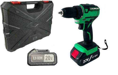Дрель аккумуляторная бесщеточная Zitrek Greenpower 20 Pro (20В, Li-ion аккум. 2шт, ЗУ, кейс, бита) купить в Москве с доставкой по всей России | ProtosMarket.ru
