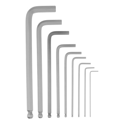 Набор ключей имбусовых, HEX, 1,5-10 мм, CrV, 9 шт., удлиненные, с шаром Сибртех по ценам производителя в Москве с доставкой по всей России