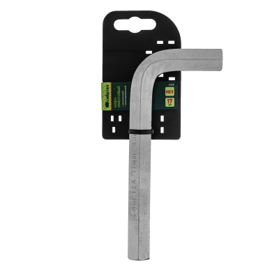 Ключ имбусовый  HEX, 17 мм, 45x, закаленный, никель Сибртех по ценам производителя в Москве с доставкой по всей России