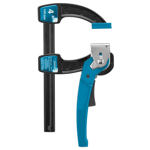 Струбцина реечная быстрозажимная 4, металлический корпус, рычажный храповой механизм, 100 мм Gross по ценам производителя в Москве с доставкой по всей России