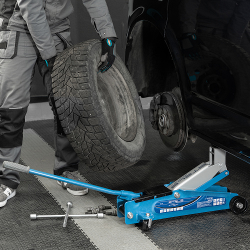 Домкрат гидравлический подкатной, высокий подъем, 3т, SUV, 190-535 мм, в кейсе Stels по ценам производителя в Москве с доставкой по всей России