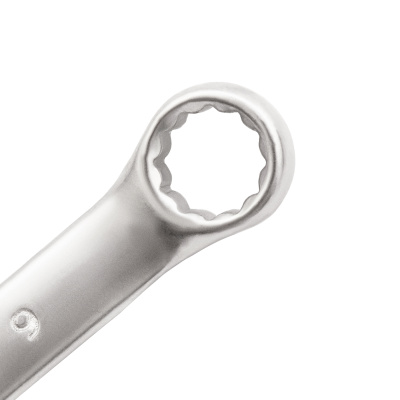 Ключ комбинированный, 9 мм, CrV, матовый хром Matrix по ценам производителя в Москве с доставкой по всей России