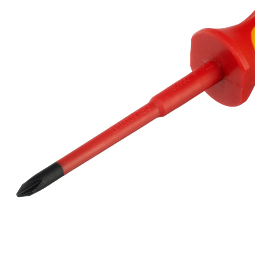 Отвертка диэлектрическая PH1 х 80 мм, CrMo, до 1000 В, двухкомпонентная рукоятка Gross по ценам производителя в Москве с доставкой по всей России