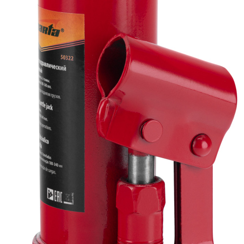Домкрат гидравлический бутылочный, 3т, h подъема 180-340 мм Sparta по ценам производителя в Москве с доставкой по всей России